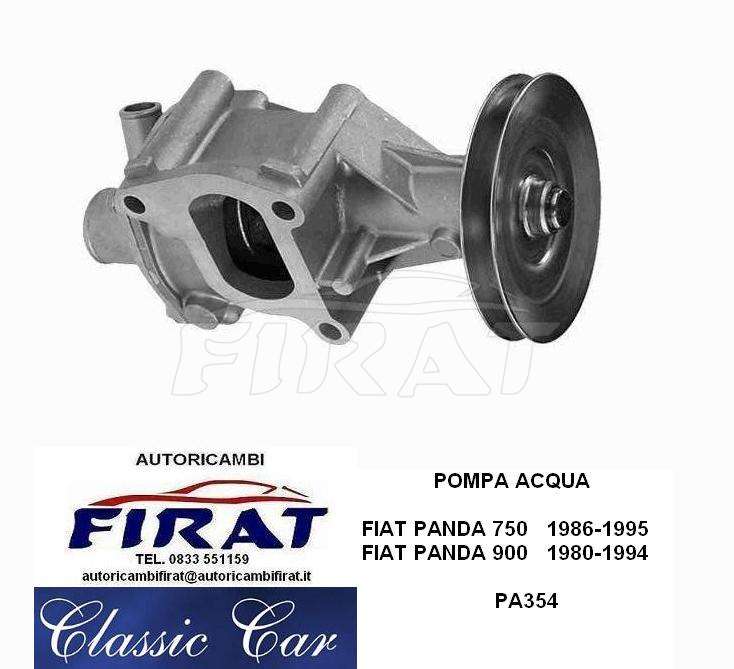 POMPA ACQUA FIAT PANDA 750 900 PA354